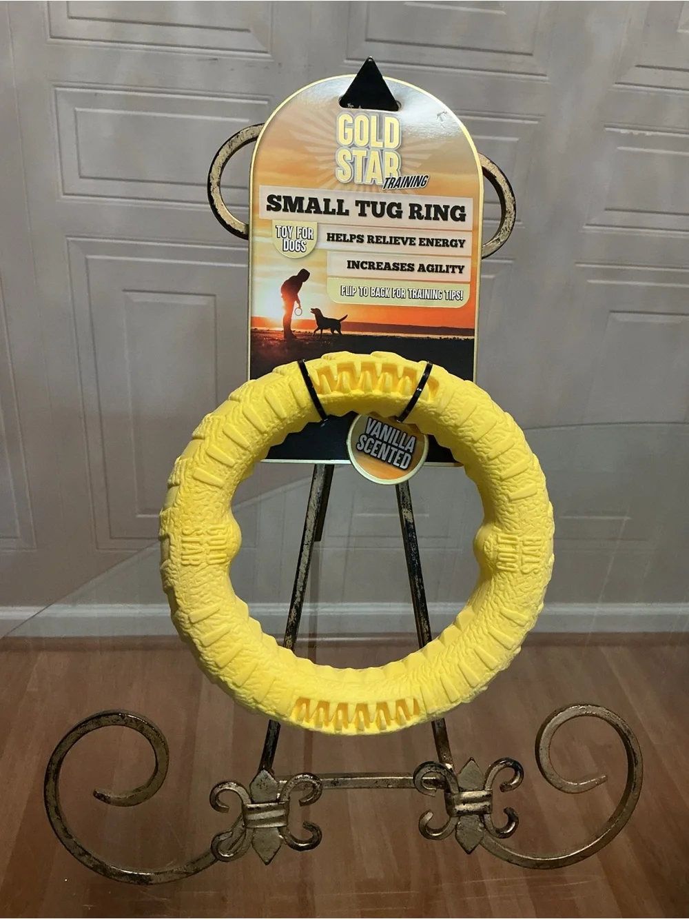 Brand New Gold Start Small Tug Ring 6-inch Vanilla Scented